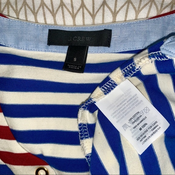 J. Crew Stripped Maxi Casual Dress Nautical - Picture 8 of 8